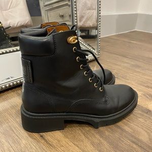 Black Coach Moto boots